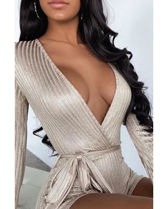 Lovely Beautiful Deep V Neck One-piece Romper