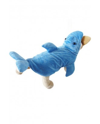 Blue Dolphin Cute Pet Dog Halloween Cosplay Apparel