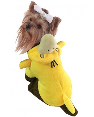 Yellow Cute Psyduck Pet Dog Apparel