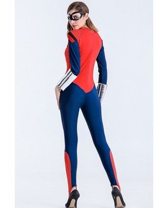 Dark-blue Spider Woman Adults Halloween Apparel