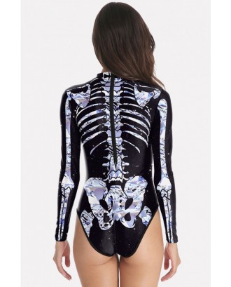 Black Skeleton Adults Halloween Apparel