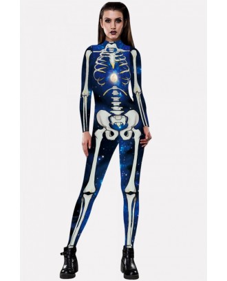 Blue Skeleton Adults Halloween Apparel