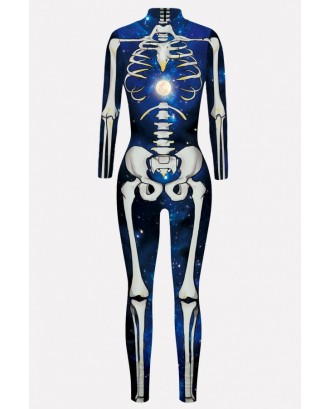 Blue Skeleton Adults Halloween Apparel